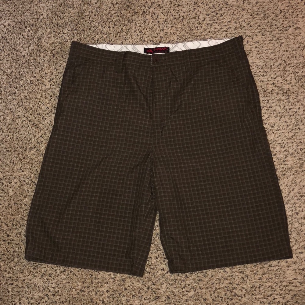 Hawk Plaid Shorts